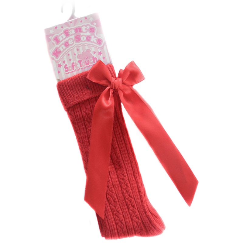 Soft Touch  5023797402135 STS51-Ro Knee Socks with Ribbons (2-3 Years ONLY) PART PACK