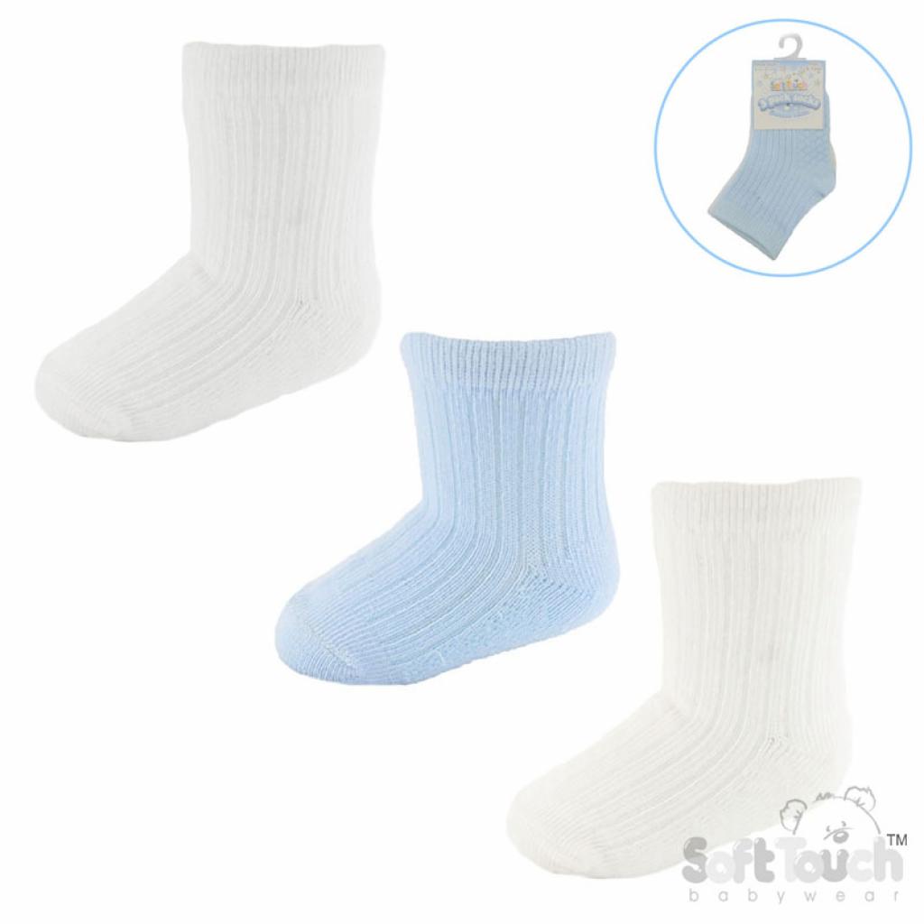 Soft Touch 4S82-B 5023797402166 STS82-Bl-A triple pack of socks (choose)