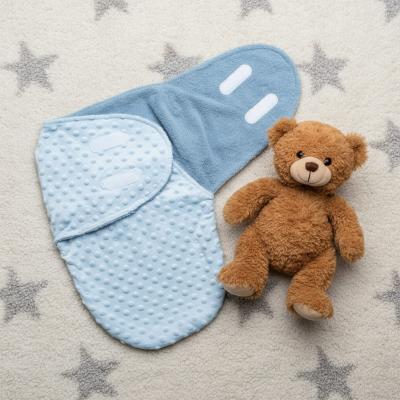 STSW116B  Blue Bubble Swaddle Wrap  (0-3 months)