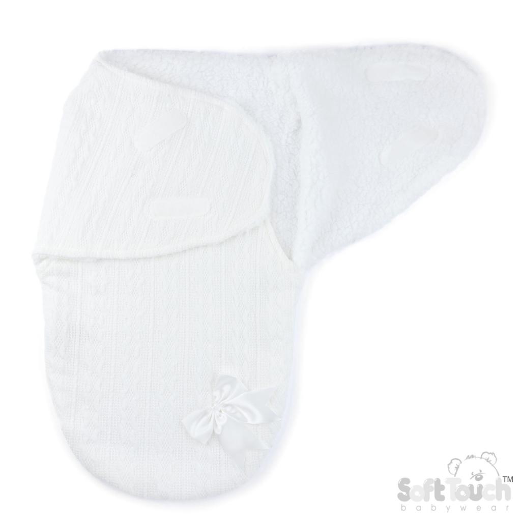 Soft Touch 4SW188-W 5023797318795 STSW188-W Cable Swaddle Wrap (0-3 months)