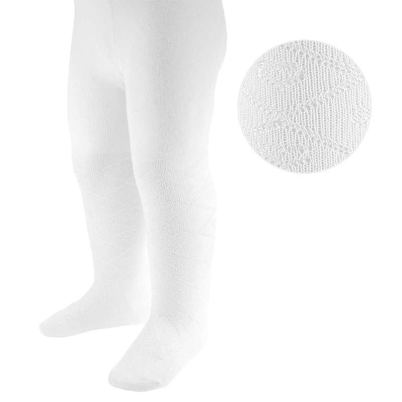 Soft Touch  * ST31-w White Diamond Tights (Choose Size)