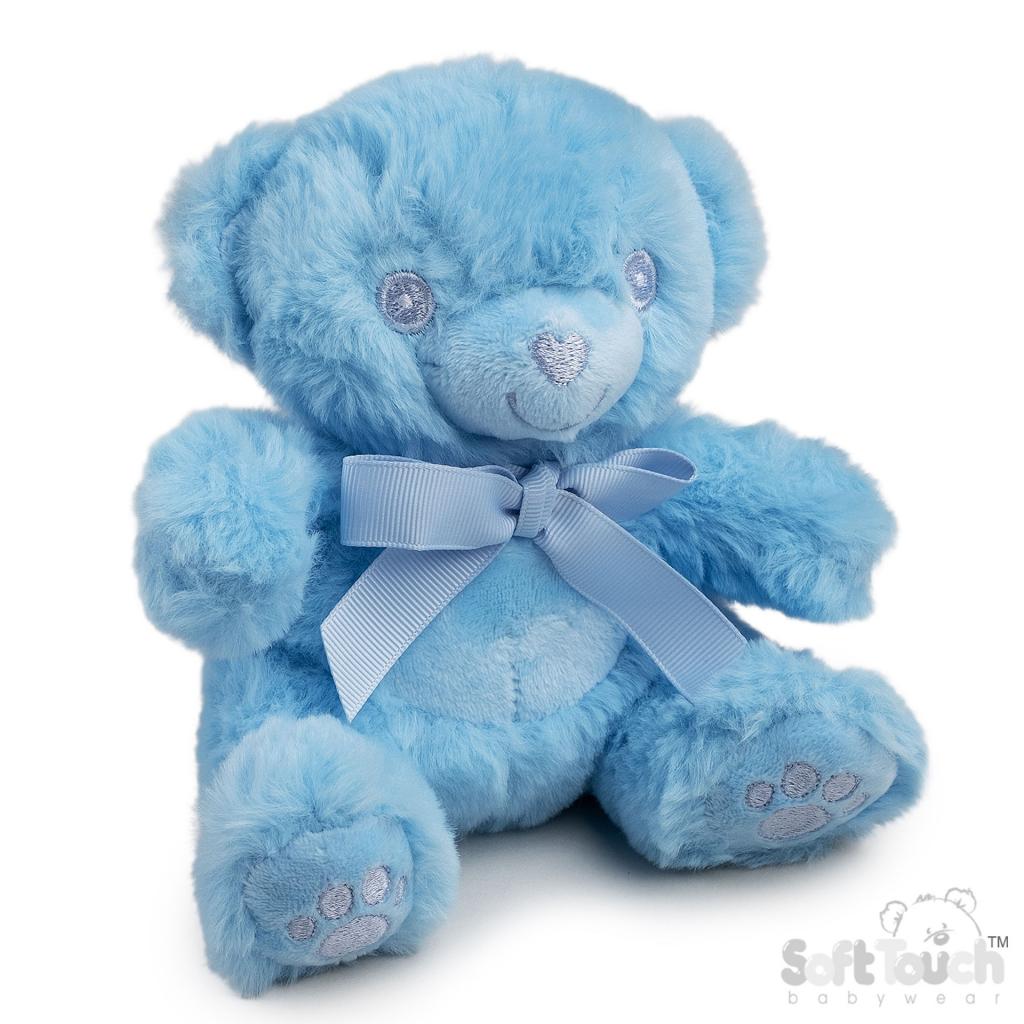 Soft Touch TB115-B 5023797610806 STTB115-Bl Blue Teddy With Paws 15cm