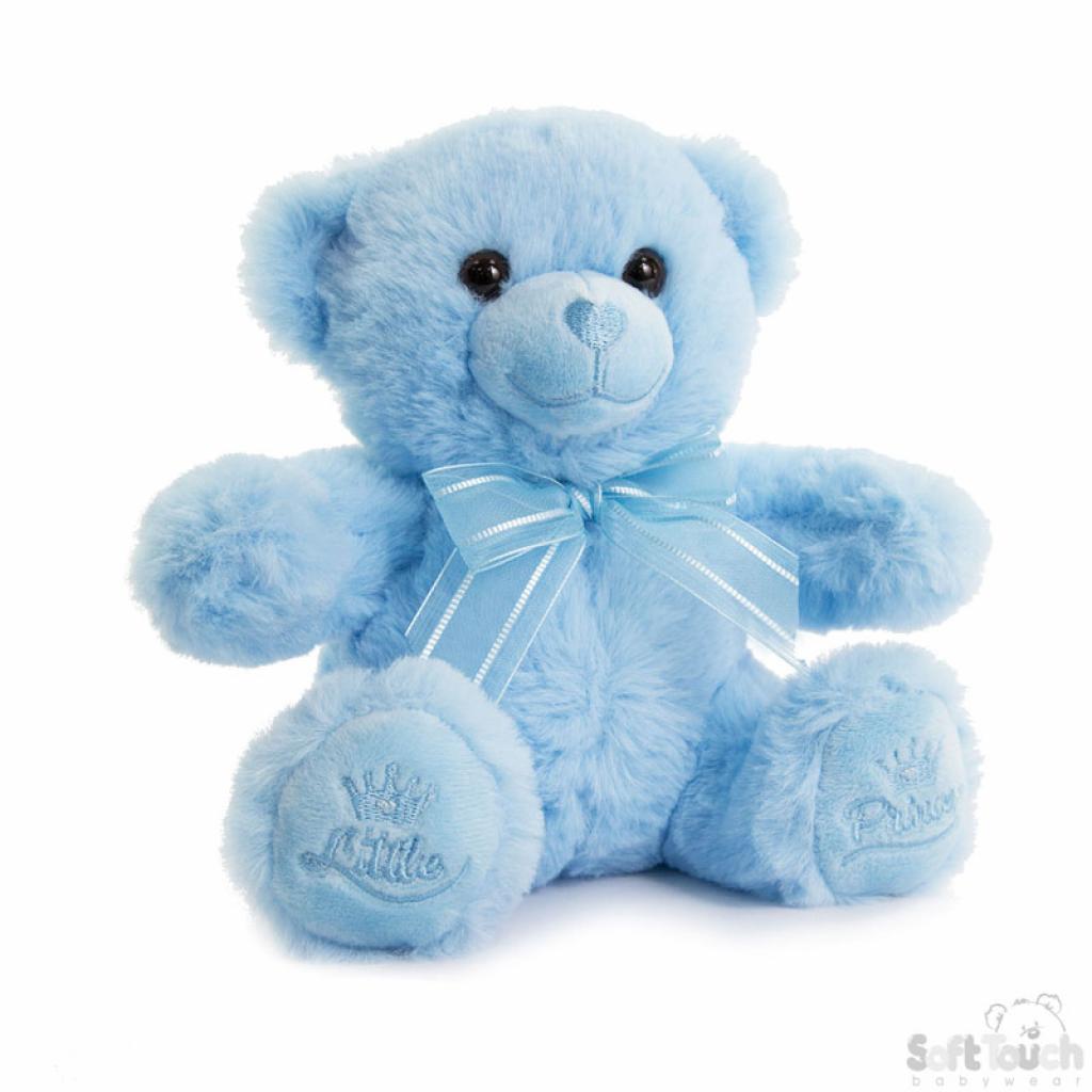 Soft Touch 4tb220-B 5023797611186 STTB220-B Blue Teddy Bear Little Prince 20cm