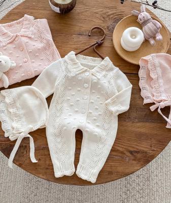 Sevva 2508 * SV2508I Ivory Luxury Knitted Set with bonnet  (0-12 months)