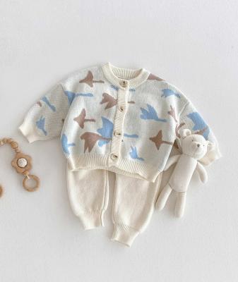 Sevva 2511 33871154262765 SV2511 Dinosaur Lux Knitted Two Piece  (0-12 months)