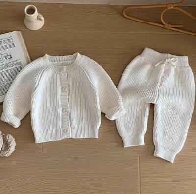 SV2527I  Ivory Lux Knitted Two Piece   (0-12 months)