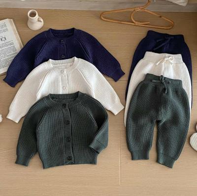 Sevva 2511 33871154262765 SV2527I Ivory Lux Knitted Two Piece  (0-12 months)