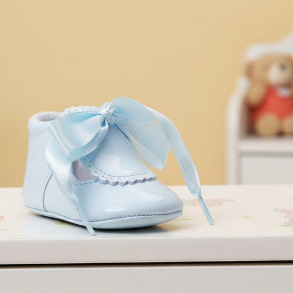Sevva   SV908-S Soft Bow Shoe Sky (0-4)