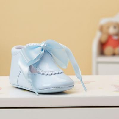 SV908-S Soft Bow Shoe Sky (0-4)