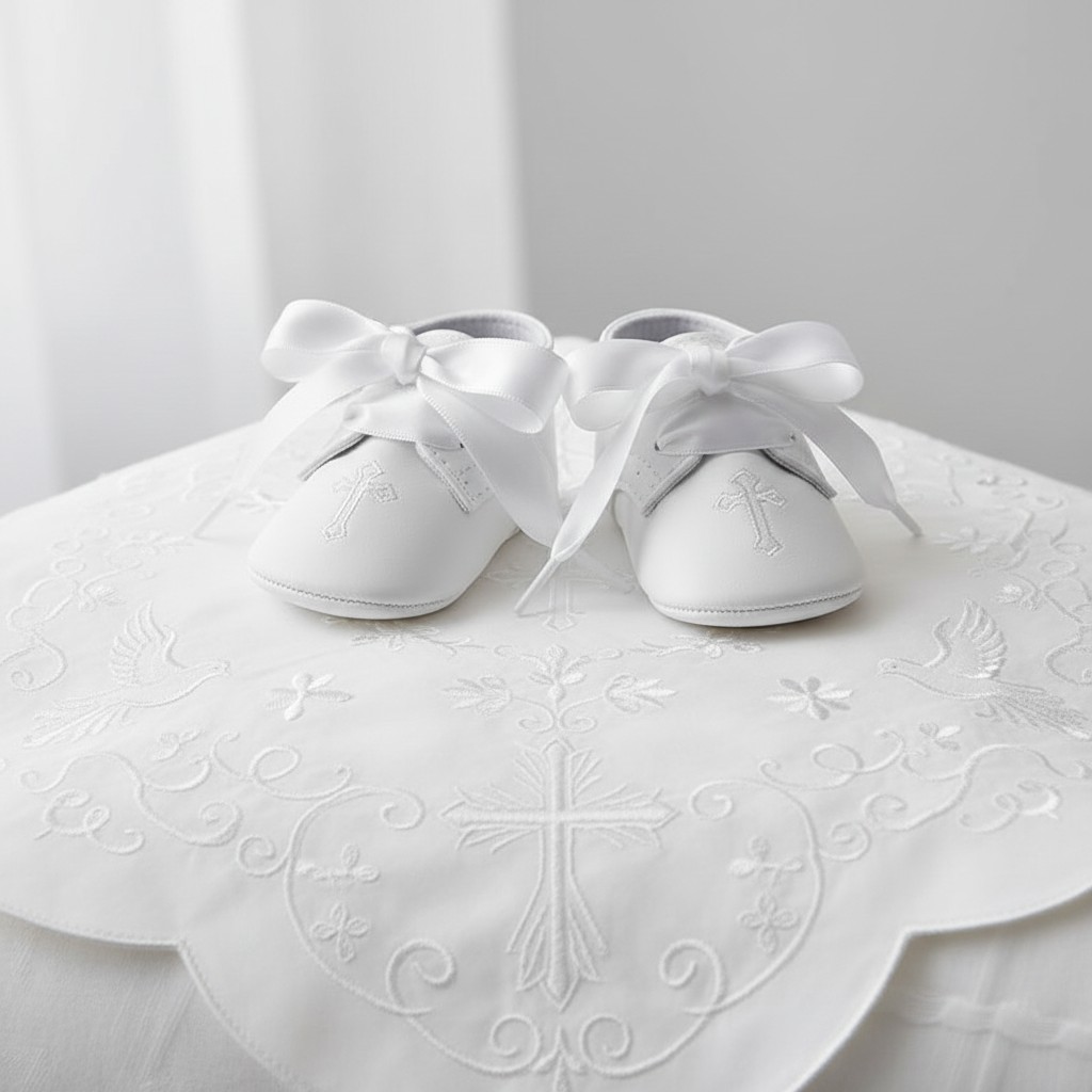 Sevva 912 * SV912W White Christening Shoe (Choose EUR 16-20)