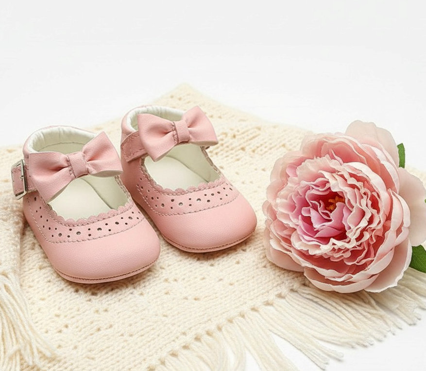 Sevva  * SVBeatriceP Pink Bow Shoe (Choose EUR 16-20)