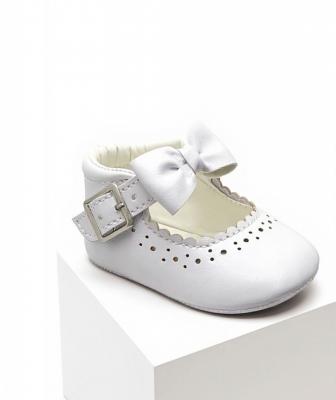 Sevva  * SVBeatrice_W White Bow Shoe (Choose EUR 16-20)