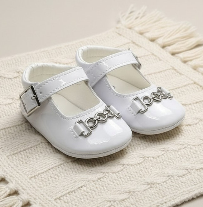 Sevva  * SVCharlotteW White Link Shoe (Choose EUR 16-20)