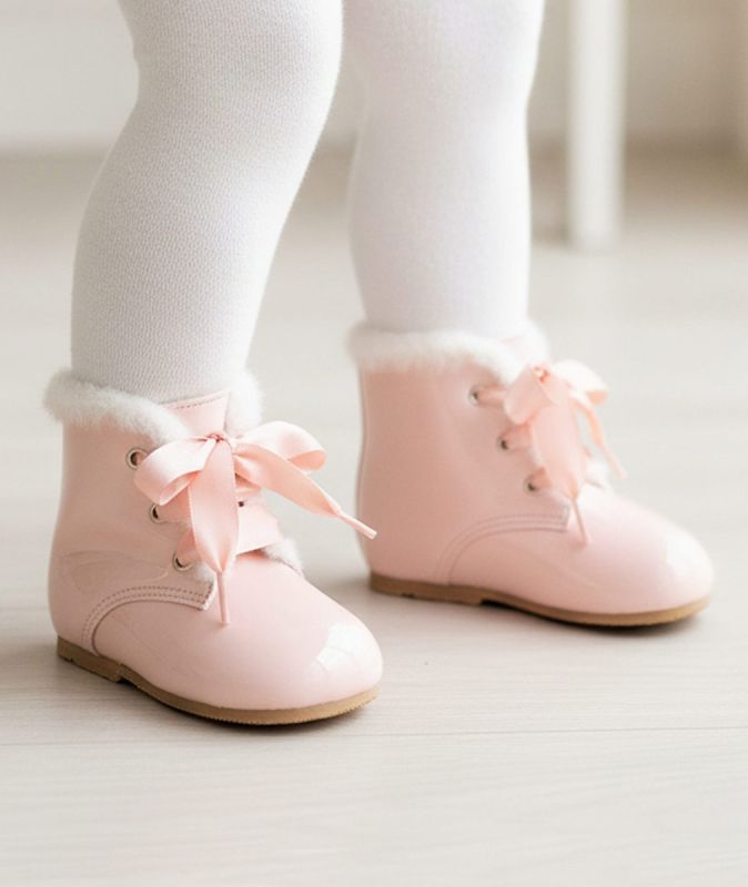 Sevva * SVClaudia-P Fur trim Pink Boot (2-10 choose)