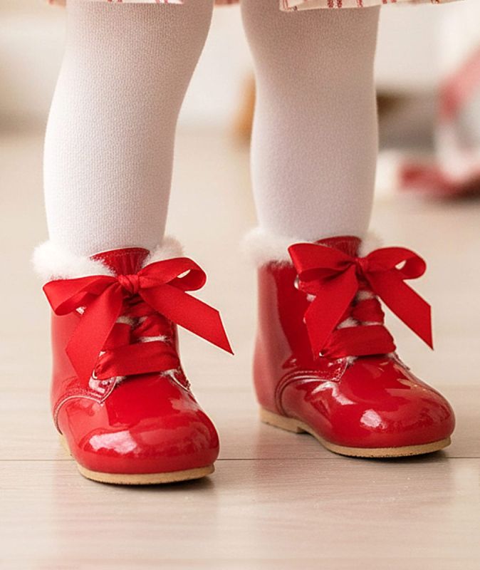 Sevva  * SVClaudia-R Fur trim Red Boot (2-10 choose)