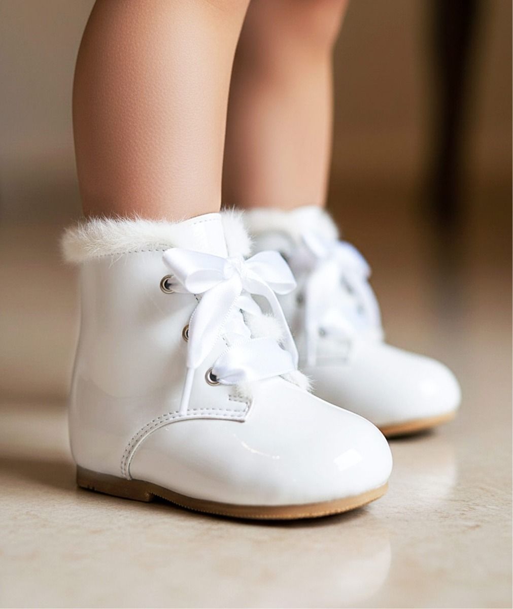 Sevva  * SVClaudia-W Fur trim White Boot (2-10 choose)