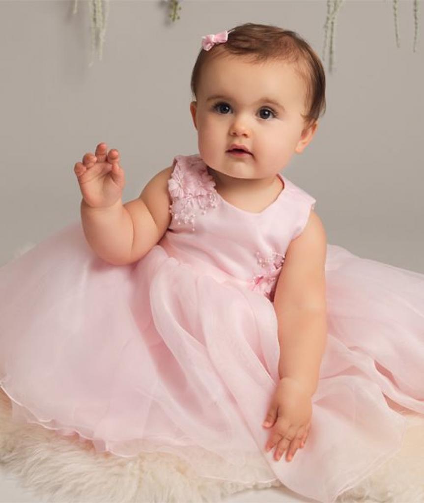 Sevva   SVElise Pink  Tulle Dress (0-6 months)