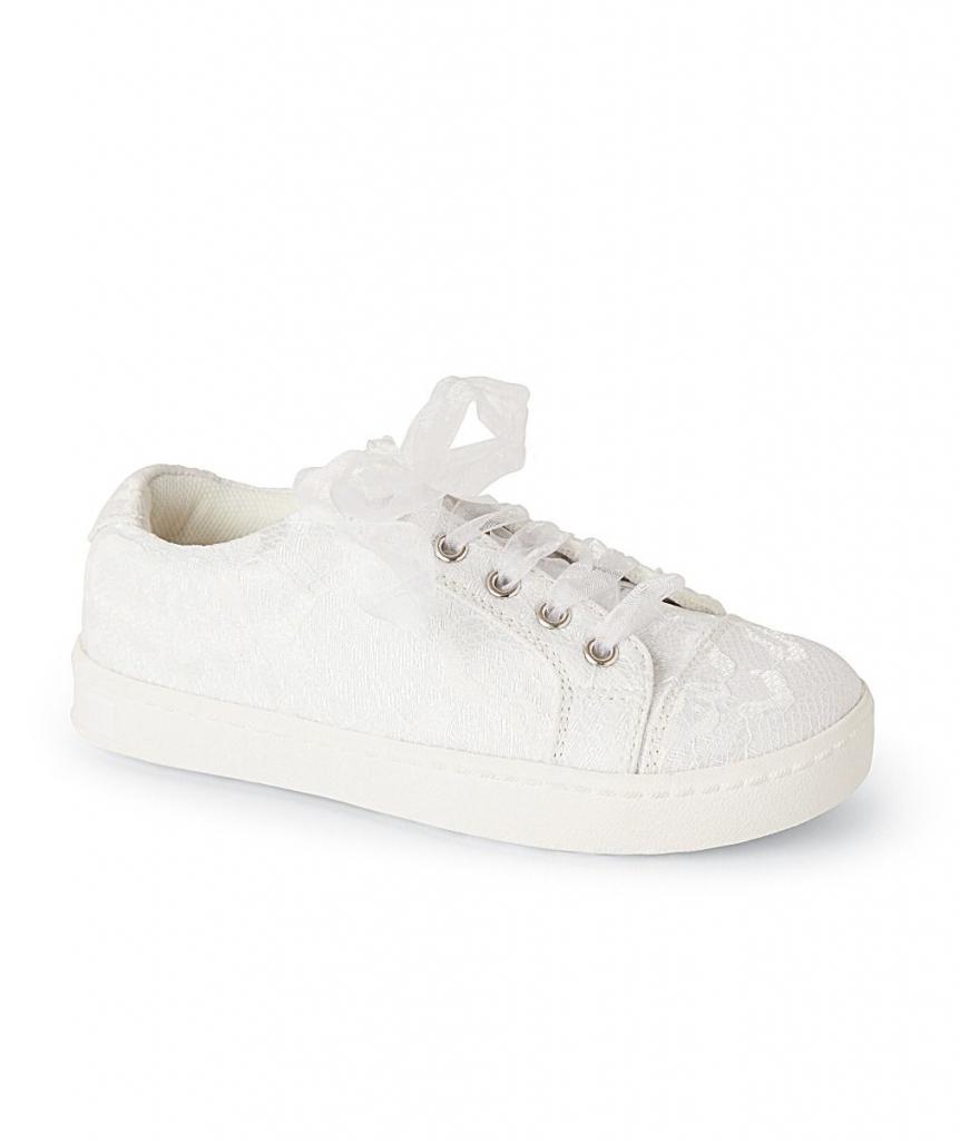 Sevva Fiona  SVFiona_W Fiona White Lace Trainer (10 inf- 4 ad)