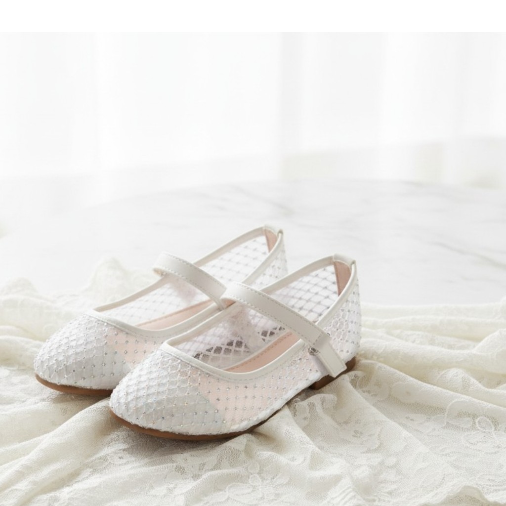 Sevva   SVFreya-I Freya Diamante Mesh Shoe Shoes Ivory(EU25-34)
