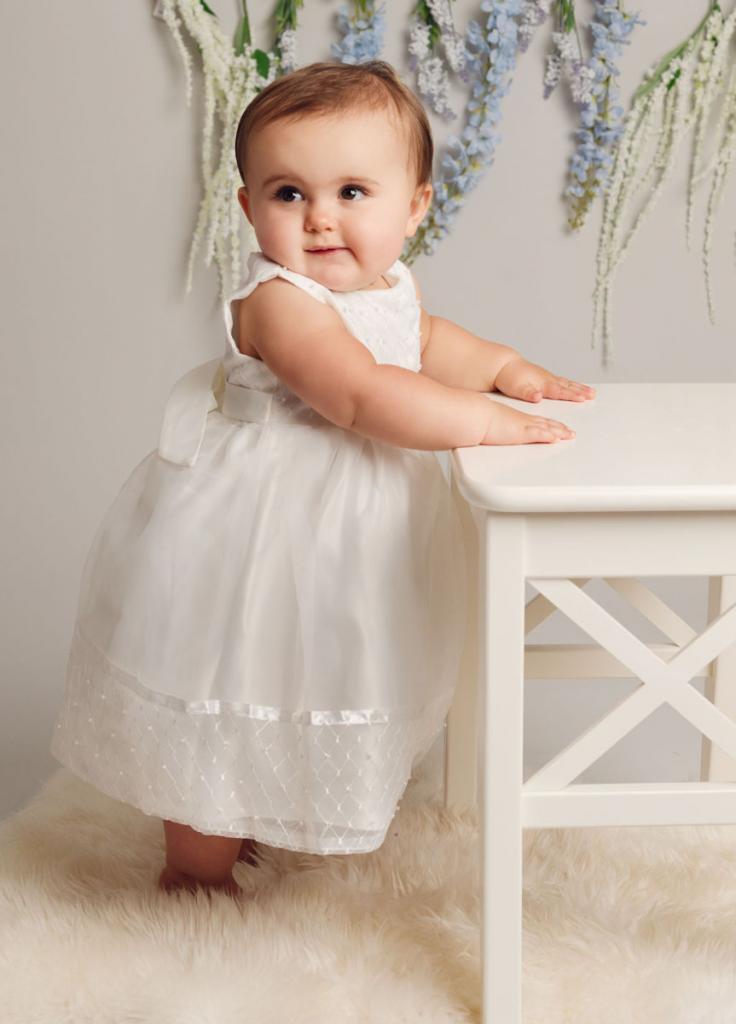 Sevva   SVGC058 White or Ivory Dress Voile dress set (Choose)