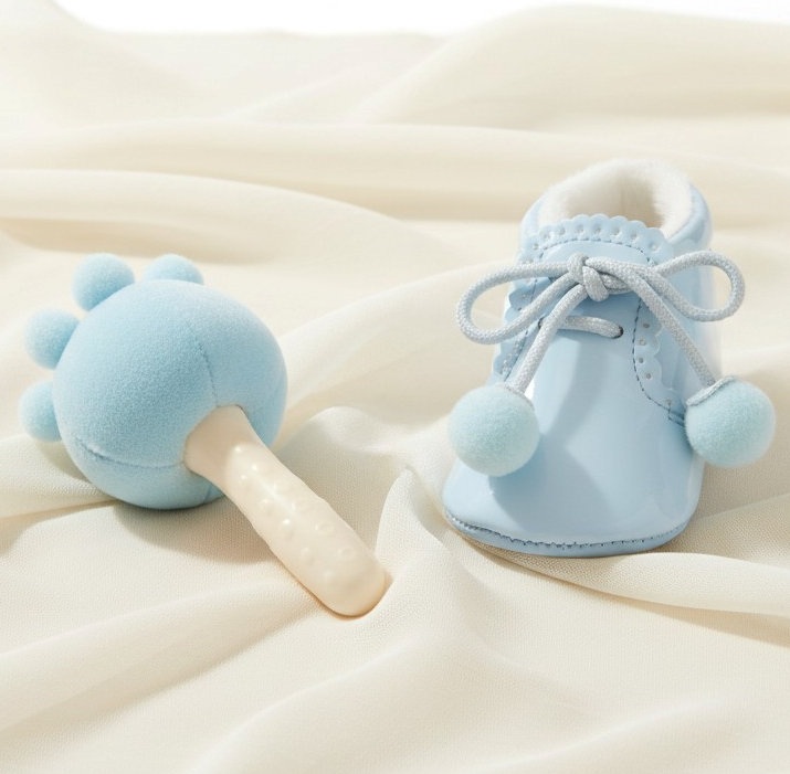 Sevva  * SVJoeS SKY Blue Pom Pom Shoe (Choose EUR 16-20)