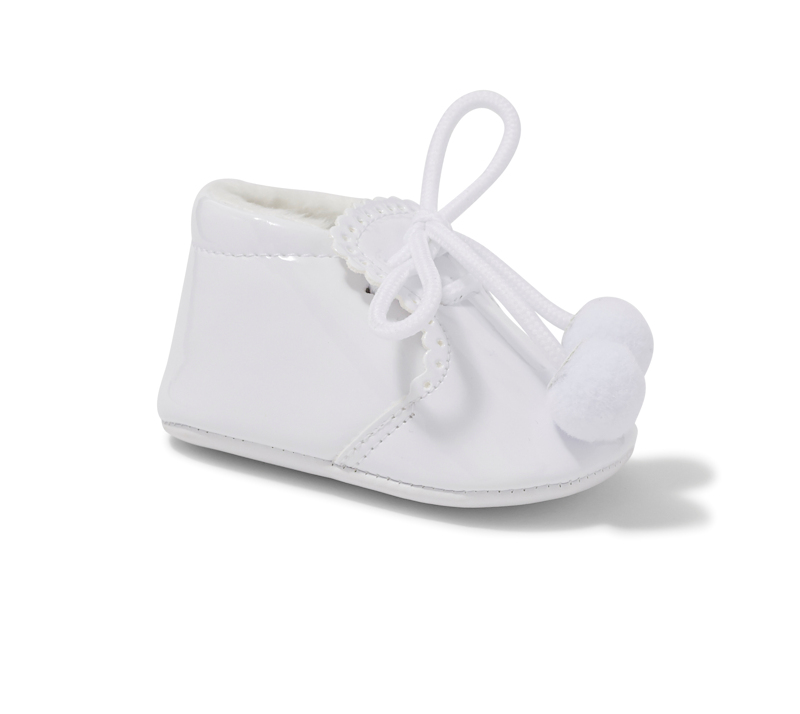 Sevva  * SVJoe White Pom Pom Shoe (EUR 16-20)