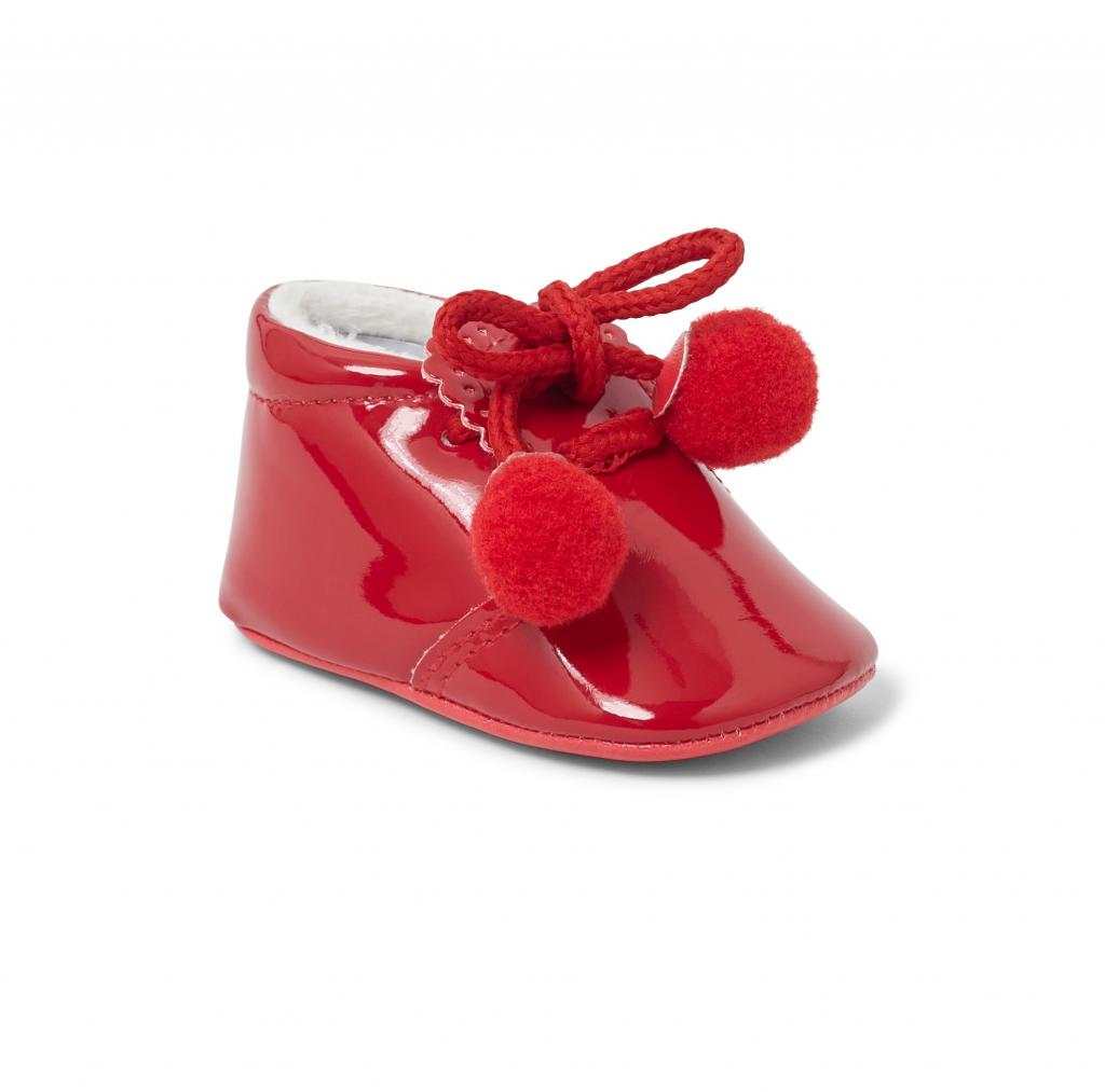 Sevva  * SVJoeR Red Pom Pom Shoe (EUR 16-20)