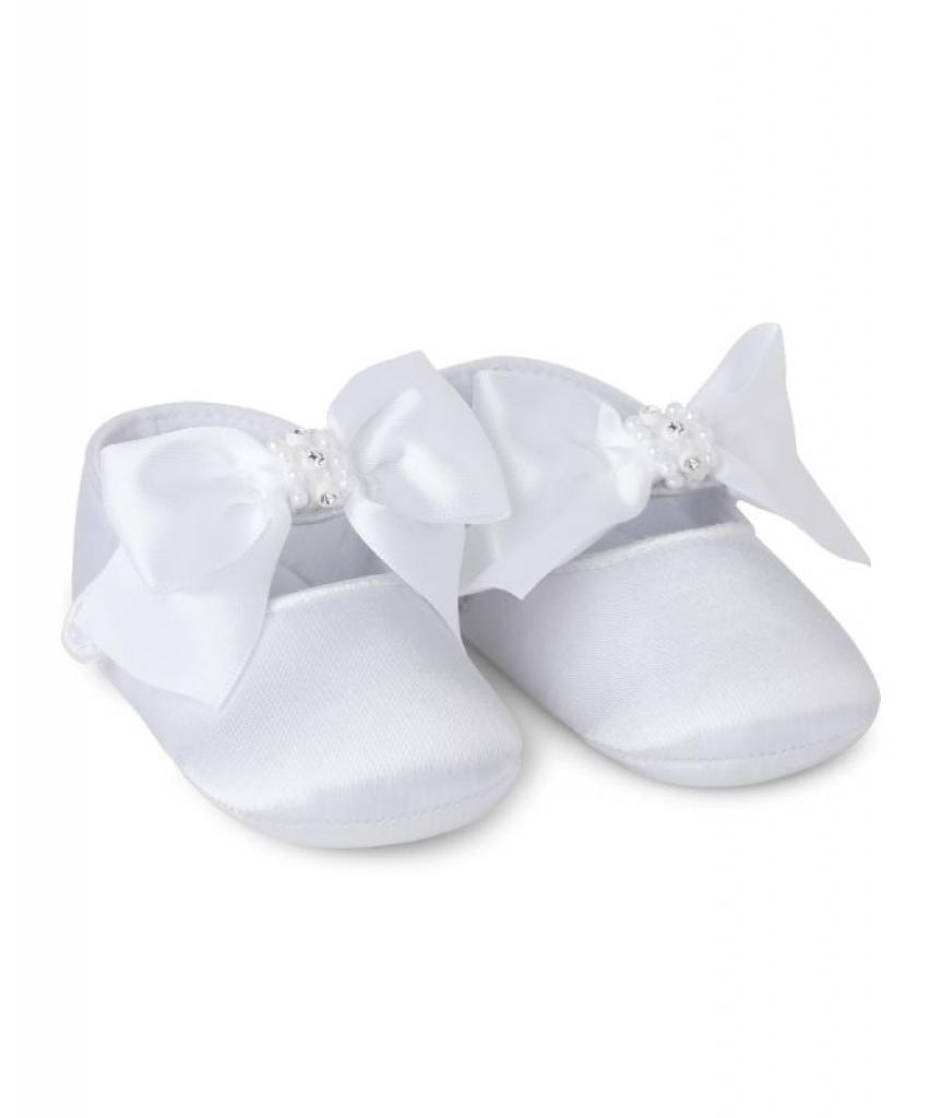 Sevva  * SVMary Mary White Ribbon Shoe (Choose EUR 16-20)