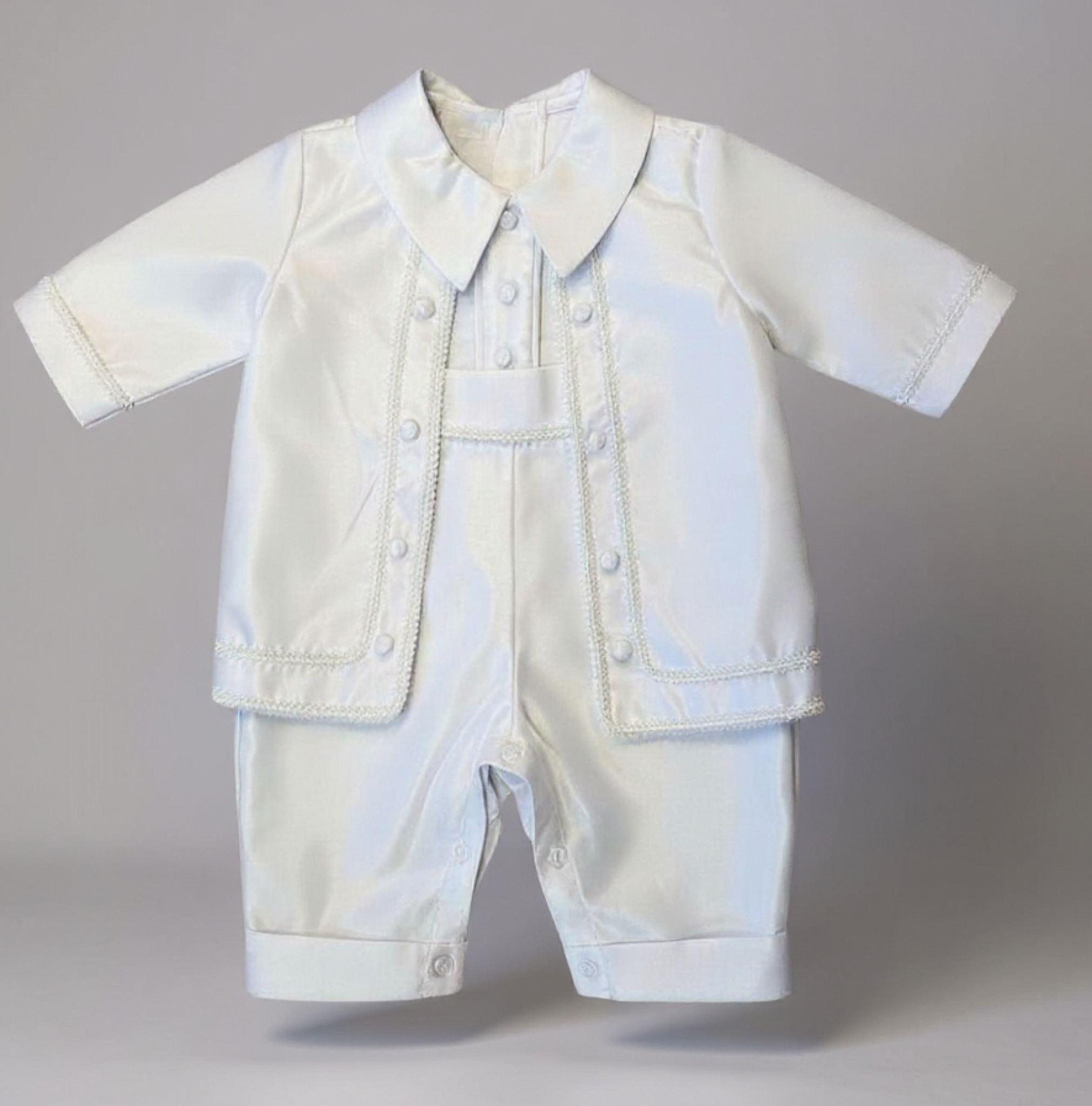 Sevva * SVPeterA Imitation Silk Christening Set plus hat (Choose 6-24)