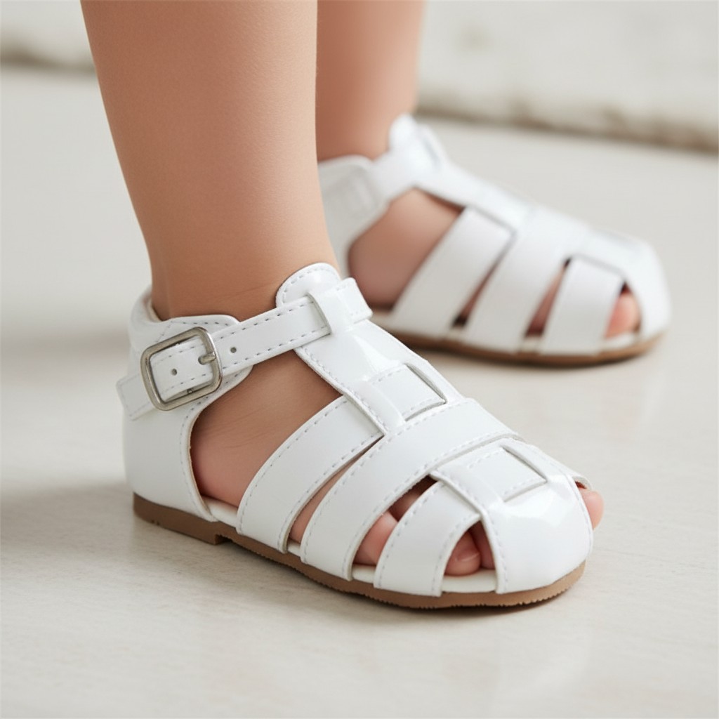 Sevva   SVRalphW White Sandal ( 2-8)