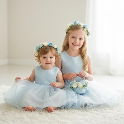 SVRiley-S  Sky  Tulle Dress  (Choose 0- 4 years)