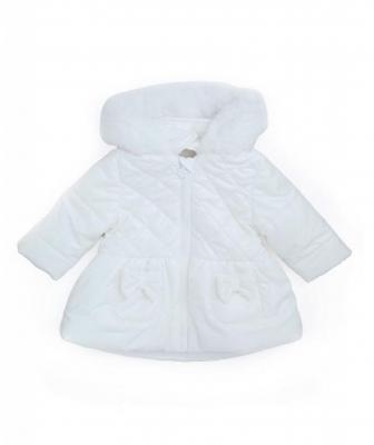 Sevva  * SVSasha-Wh Pearlised Coat (Choose 3month-5year)