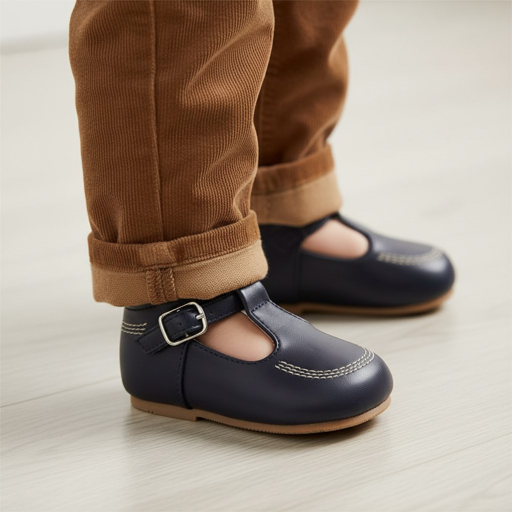 Sevva   SVTeddyN Teddy Shoes Navy (2-8)