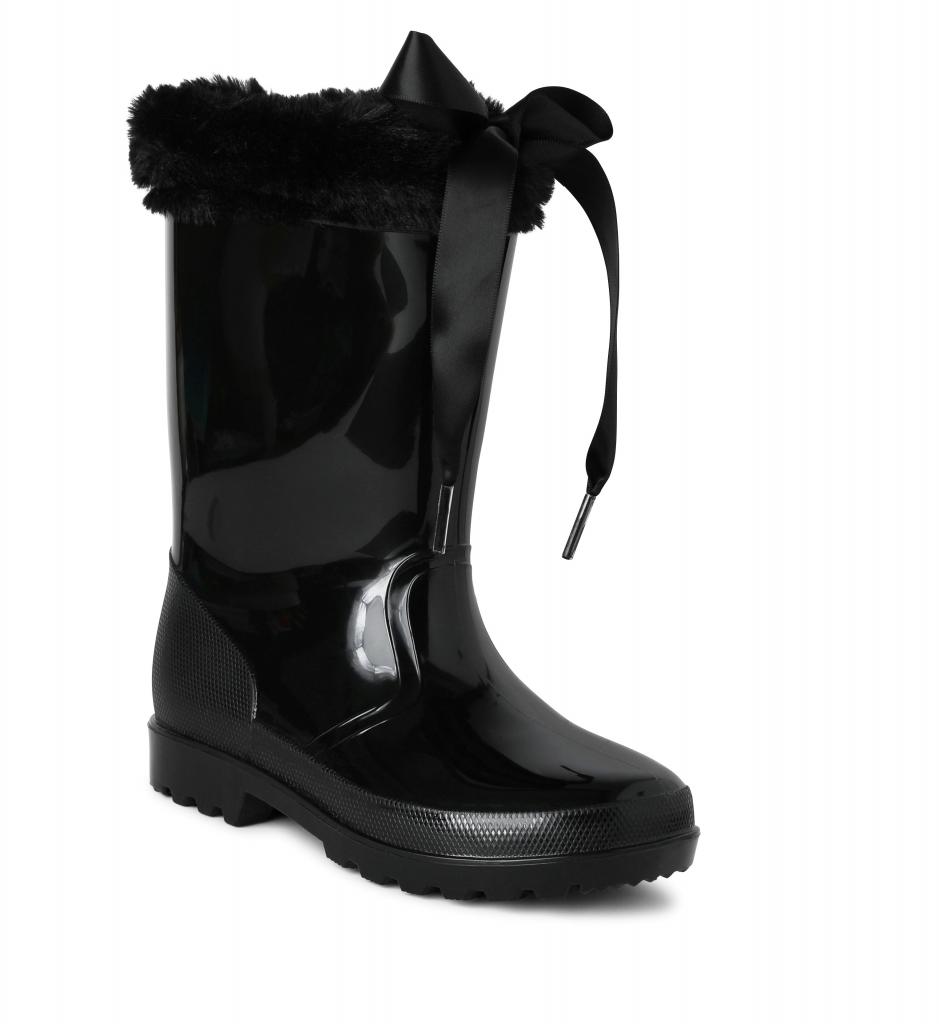 Sevva  * SVVIVIANB-A Black Welly Boots (24-29)