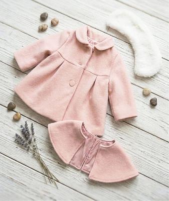 SVWillow-P-A  Wool coat-detachable fur collar & cape  (choose)