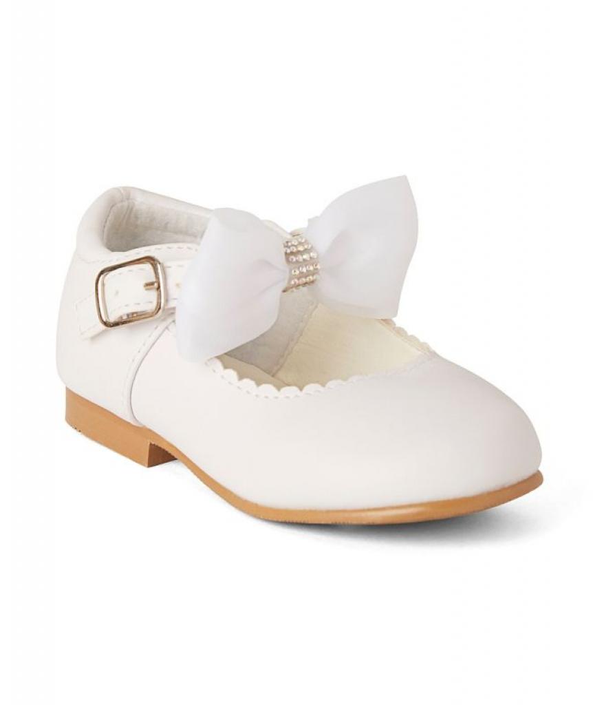 Sevva China  SVZURI-W Bow White Shoes