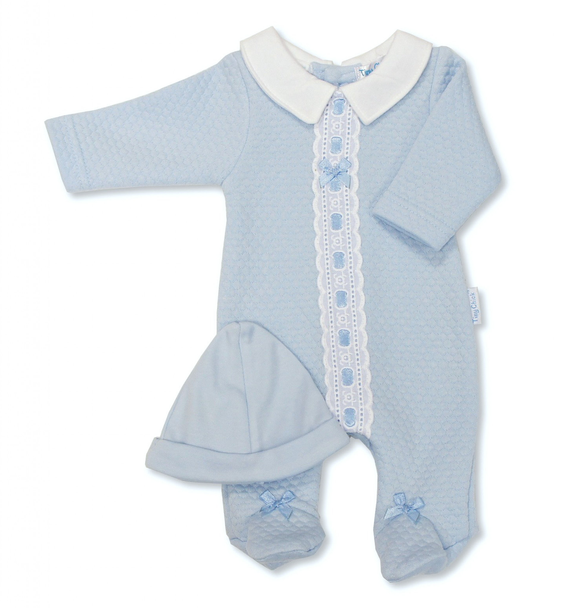 Tiny Baby PB-20-370S 5035320653709 TB_LBW20-370-S Sky "Bow and Lace" All In One Set (3-8lbs)