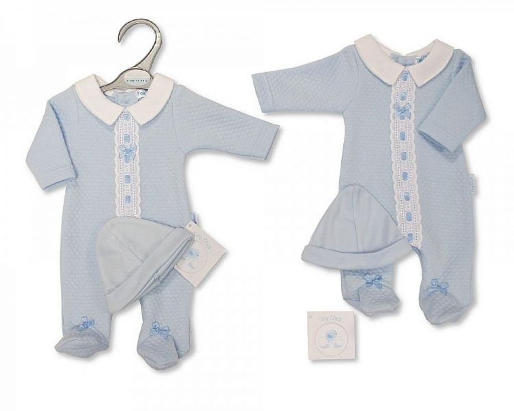 Tiny Baby PB-20-370S 5035320653709 TB_LBW20-370S Sky "Bow and Lace" All In One Set (3-8lbs)
