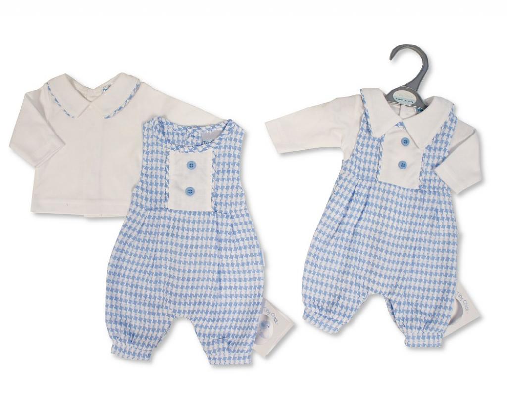 Tiny Chick PB-20-705 5035320207056 TC20-705 Dogtooth Long Romper Set (3-8lbs)