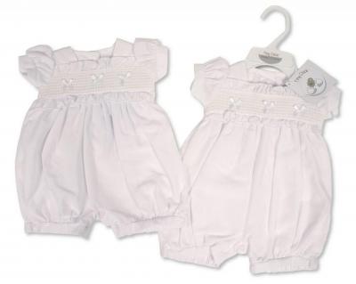 Tiny Chick 2026 5035320107134 TCLBW20-713 Smocked Romper (3-8lbs)