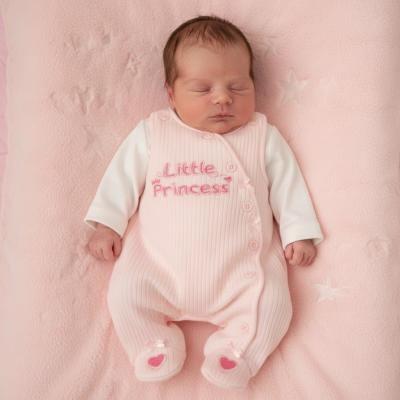 LBWTC20-752P  Little Princess Dungaree Set  (3-8lbs)