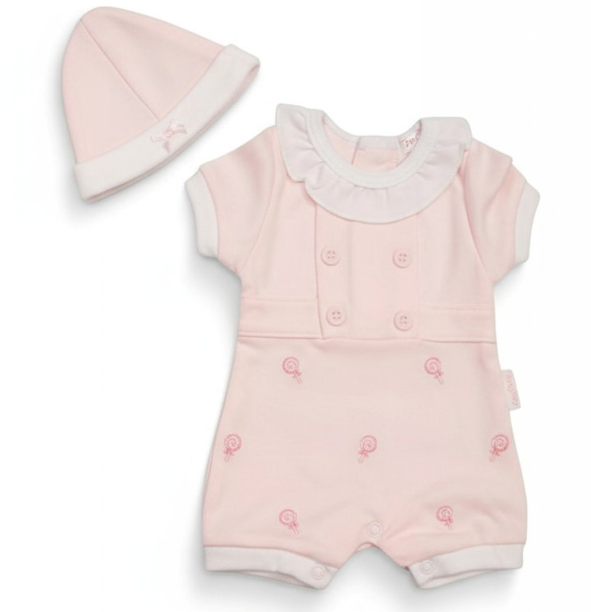 Tiny Chick  5035320204932 TCLBW20-493 "Sweet As Candy" Romper with Hat (3-8lbs)