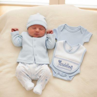 TCLBW20-598-S Smocked "Cuddles" 5 Piece Set (3-8lbs)