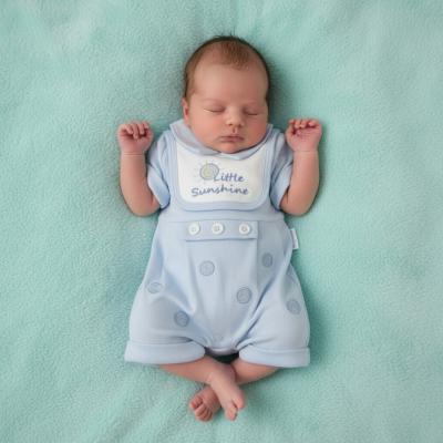 TCLBW20-628-S  Sunshine Romper with detachable bib  (3-8lbs)