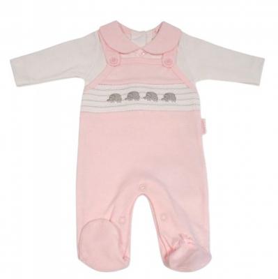 Tiny Chick PB-20-656 5035320206561 TCLBW20-656P Smocked "Elephant" All In One (3-8lbs)