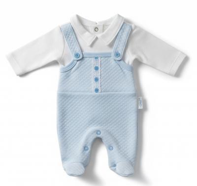 Tiny Chick PB-20-387S All sizes = 5035320683874 TC_LBW20-387S Quilted "Lace and Bows" All In One (3-8lbs)