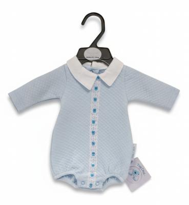 Tiny Chick PB-20-388S All sizes = 5035320483881 TC_LBW20-388S "Lace and Bows" Short Romper (3-8lbs)