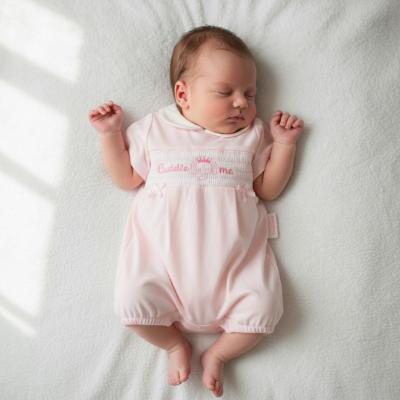 TC_LBW20-637-P  "Cuddle Me" Romper  (3-8lbs)