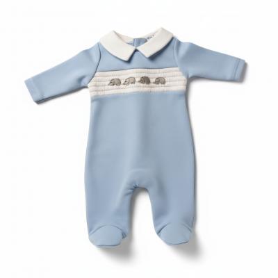 Tiny Chick PB-20-658 5035320206585 TC_LBW20-658-SE Smocked "Elephant" All In One (3-8lbs)