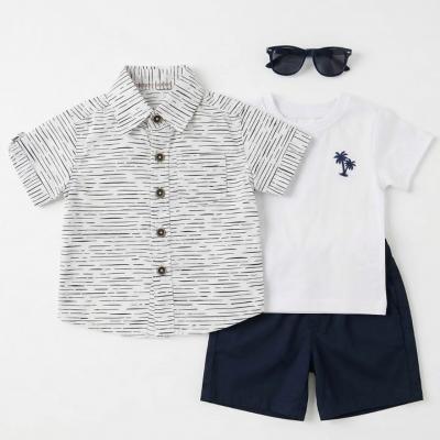 TIAGHRB Kids Fashion  * TH001-86 Shirt, top shorts and glasses ( 3-24 months)